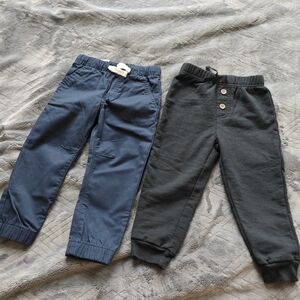 Cat & Jack Blue and Black Kids Joggers